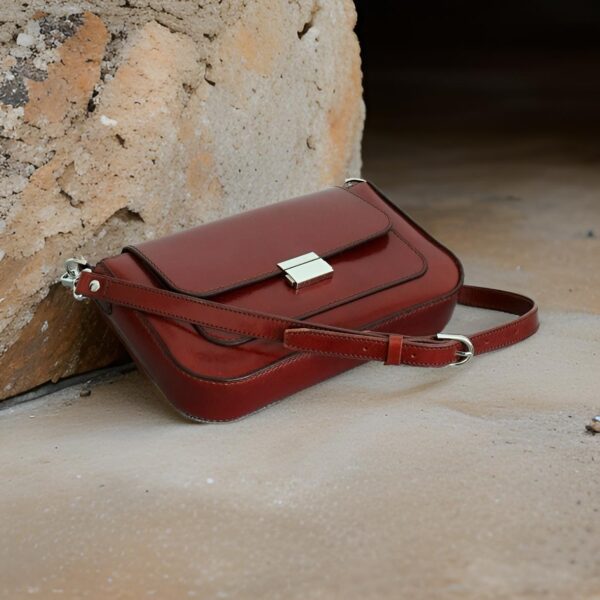 crossbody kožená kabelka HERMIA-classy - Image 4